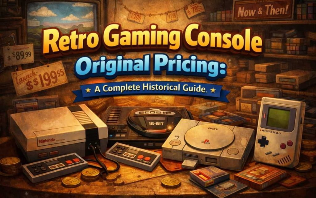 Retro gaming console original pricing has strong nostalgic at originalpricing