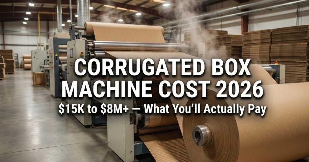 Corrugated Box Manufacturing Machine Cost by original pricing