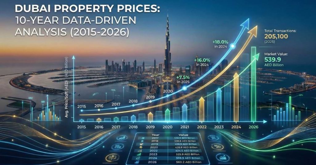 Dubai Property Prices Last 10 Years A Data-Driven Analysis