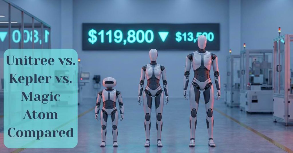 Unitree vs. Kepler vs. Magic Atom Compared by original pricing