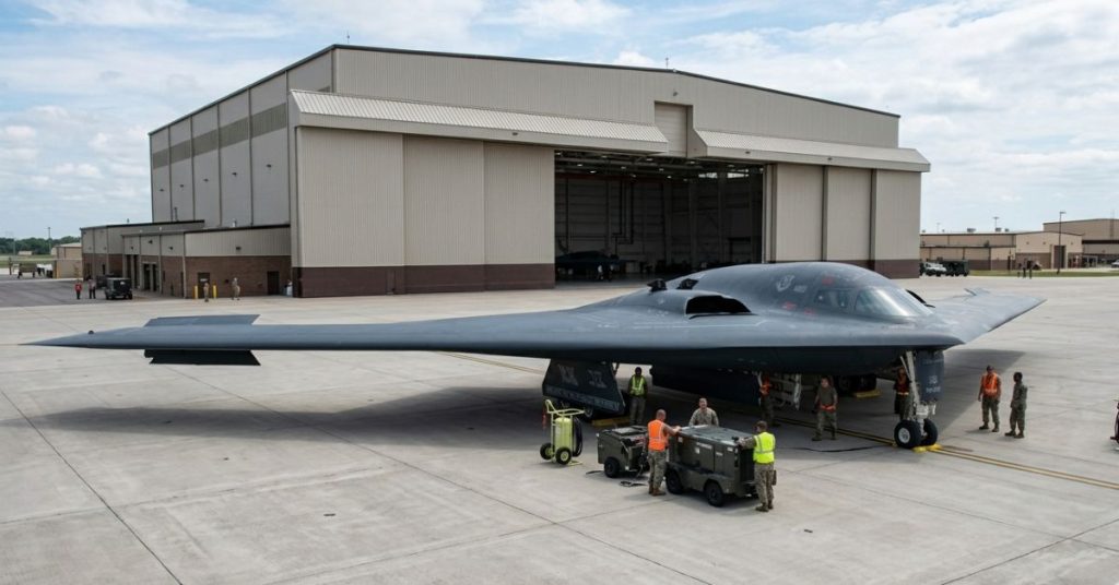 B-2 Bomber in us air base